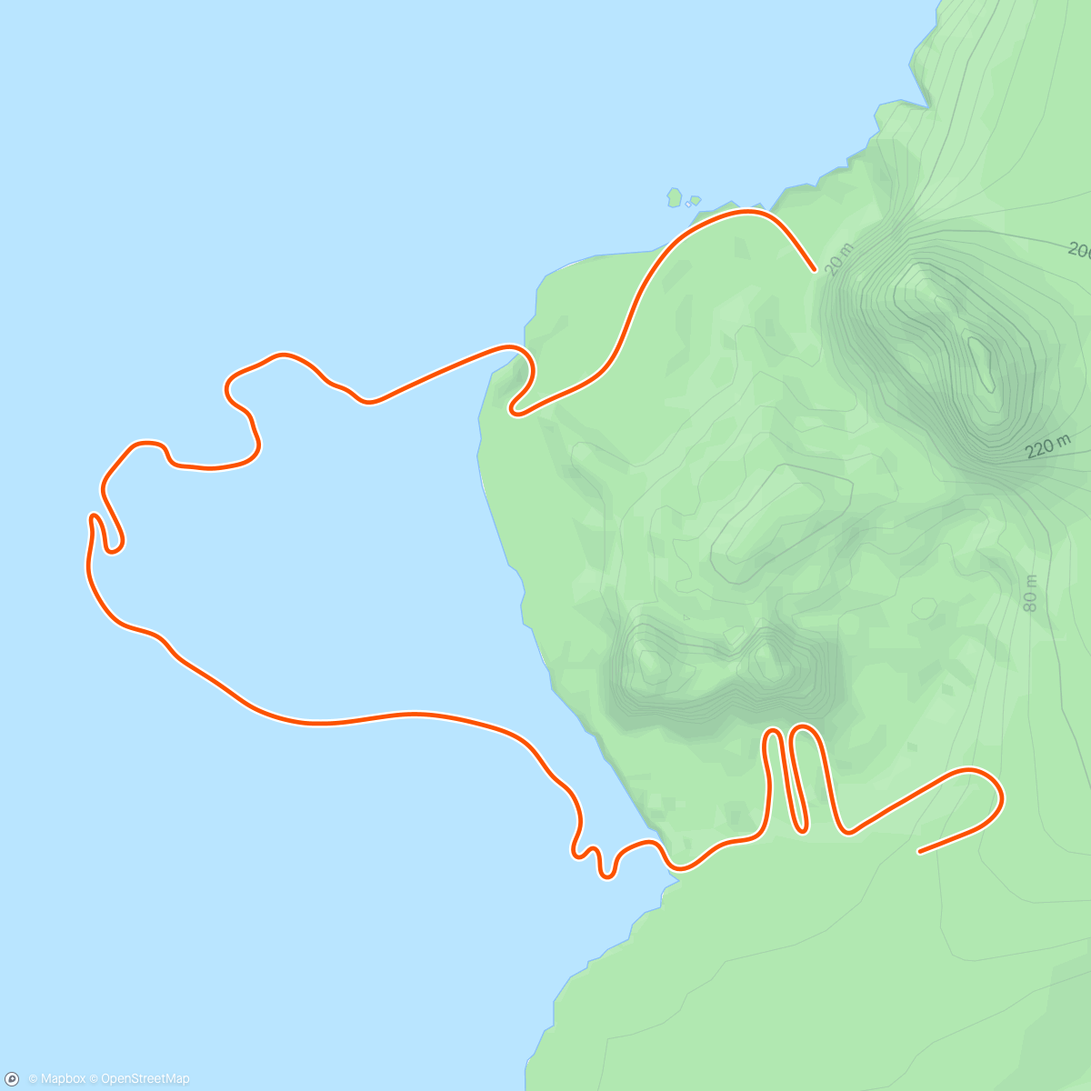 Map of the activity, Zwift - Pacer Group Ride: Volcano Flat in Watopia with Bernie