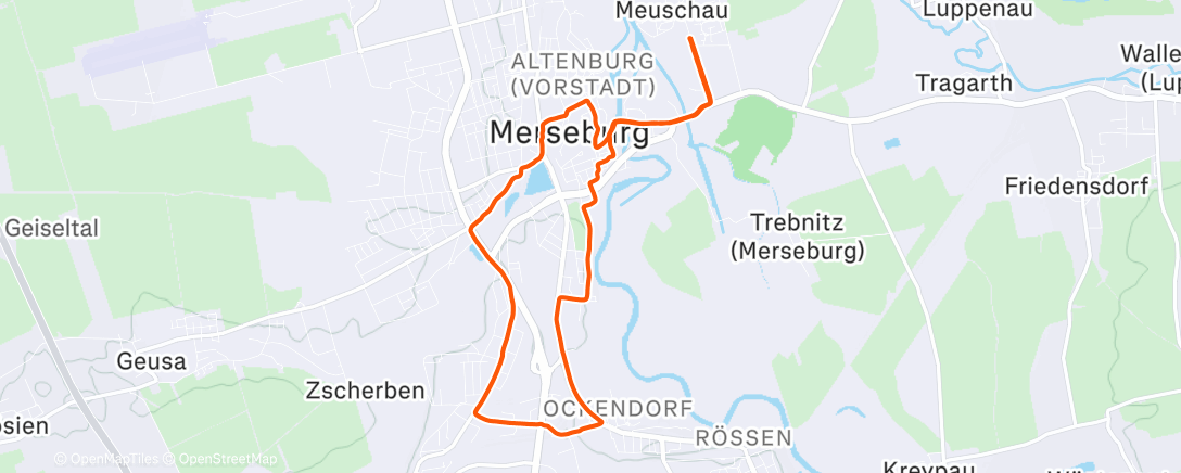 Map of the activity, 🏃‍♂️ Gehen…