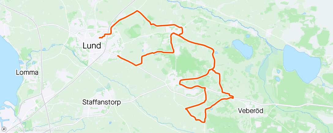 Map of the activity, Björnstorp solo