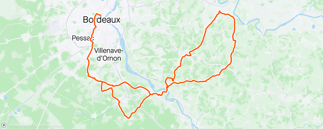 Mapa de la actividad (Afternoon Ride)
