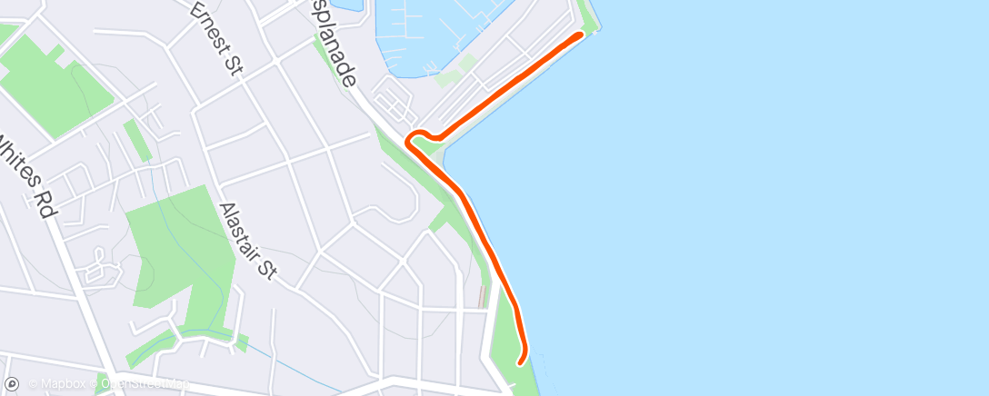 Map of the activity, BSB speed