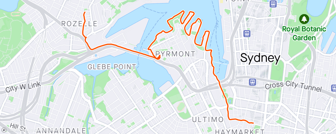 Map of the activity, Run Home….