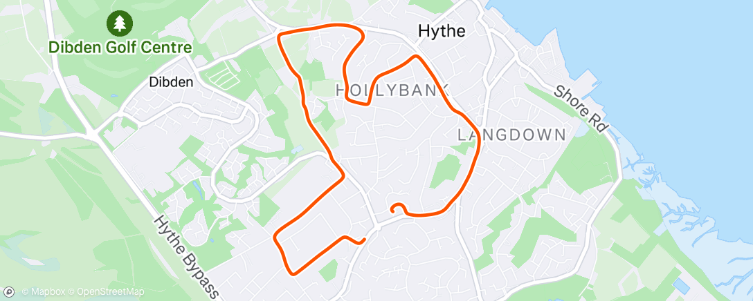 Map of the activity, Run 1637