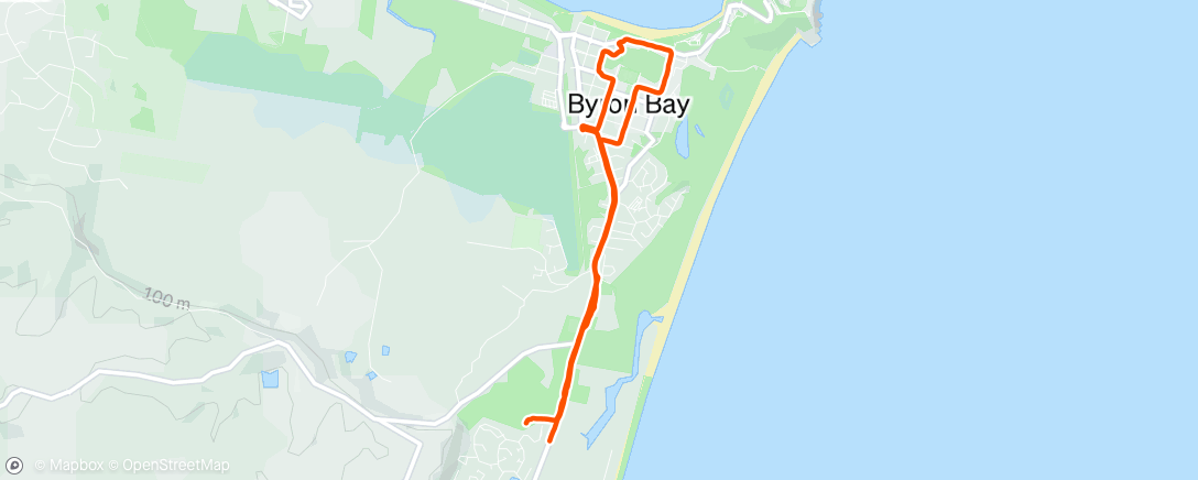 Map of the activity, Afternoon Ride