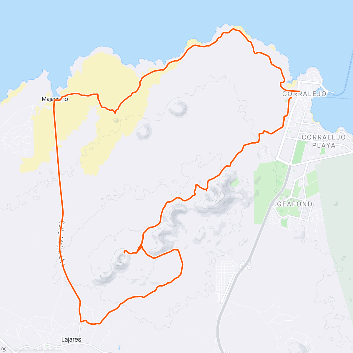 Map of the activity, Ontdek je plekje op Fuerteventura 🌋