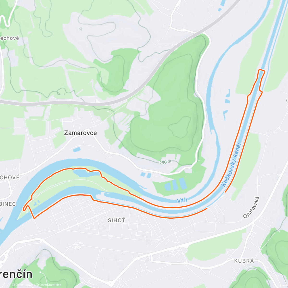 Map of the activity, Veselé vianoce všetkým Run😍