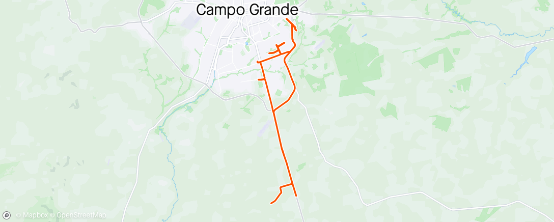 Map of the activity, Giro leve Rodoanel