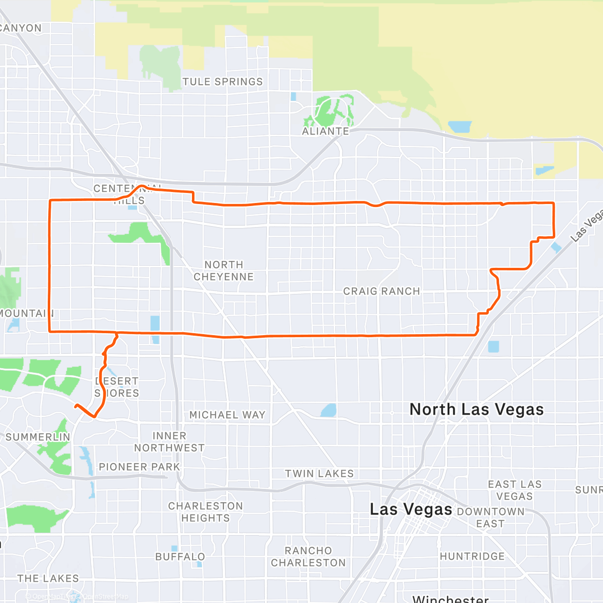 Map of the activity, ☀ LVVBC Morning Ride - Walnut loop