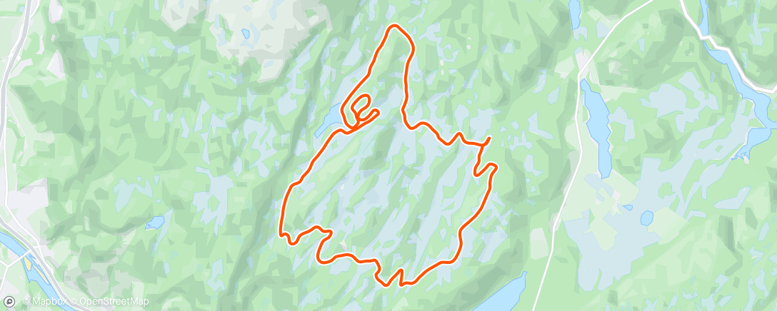 Карта физической активности (Del 1 av Vassfjellet Open Langmyra Skate)