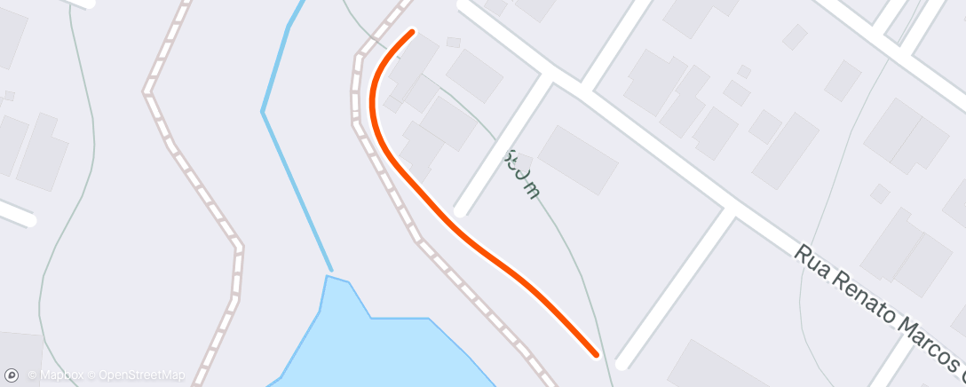 Map of the activity, Corrida da tarde