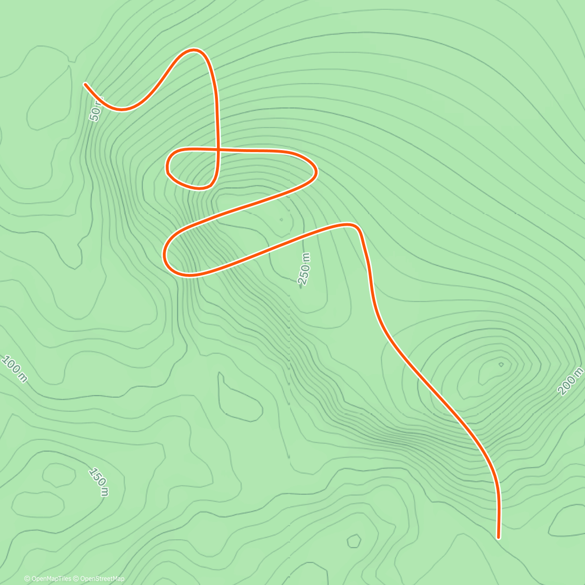 Map of the activity, Zwift - Hilly Route in Watopia