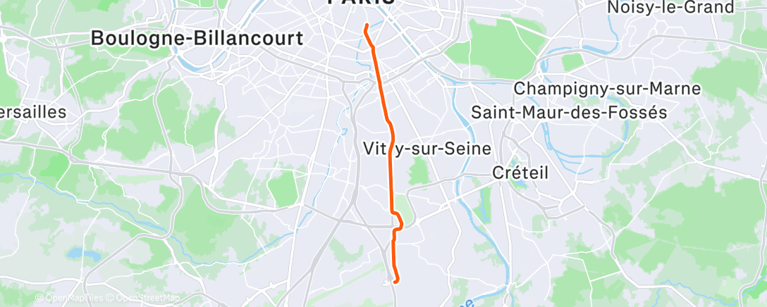 Map of the activity, Retour de l’aéroport express 🛬