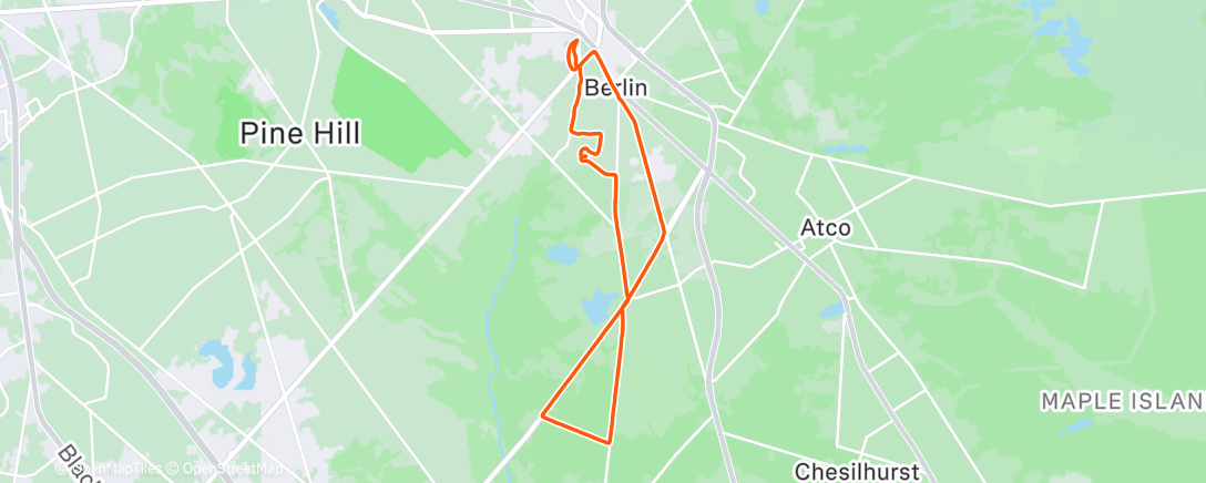 Карта физической активности (Jersey)