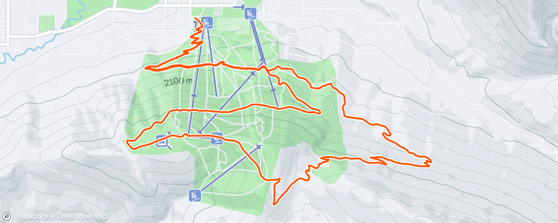 Map of the activity, A bit of heat training…