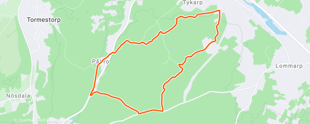 Карта физической активности (Trailtröskel)