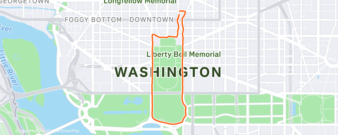 Map of the activity, Federal shakeout