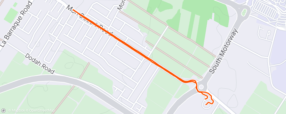Mapa de la actividad, Evening Walk