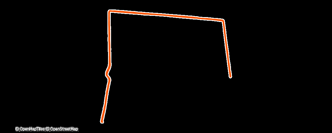 Map of the activity, Spaziergang am Nachmittag