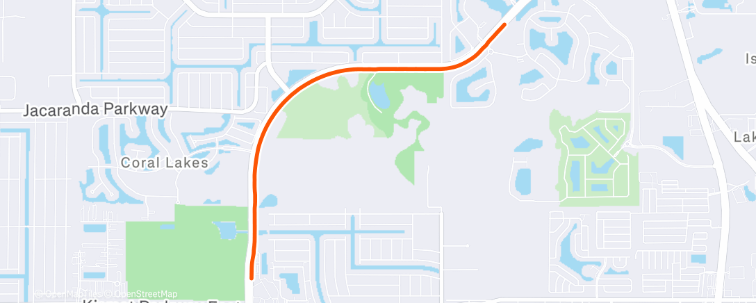 Карта физической активности (Afternoon Run)