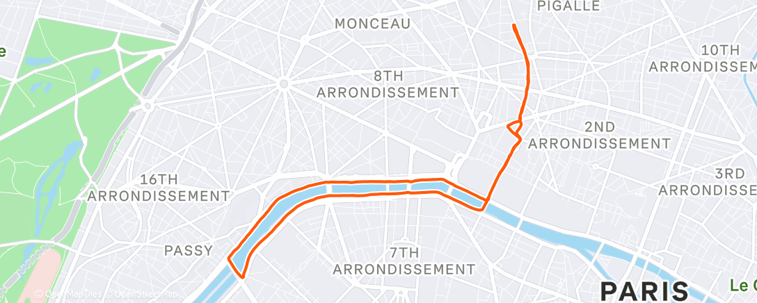 Map of the activity, Se détendre tranquillou