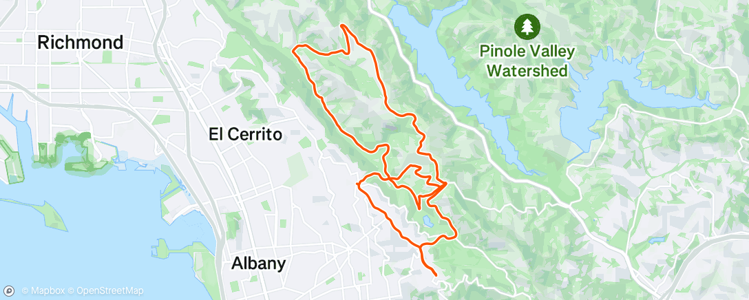 Map of the activity, BBC Wed Gravel