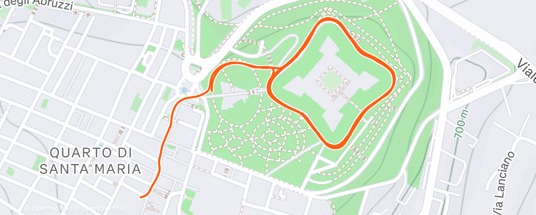 Карта физической активности (Morning Run)