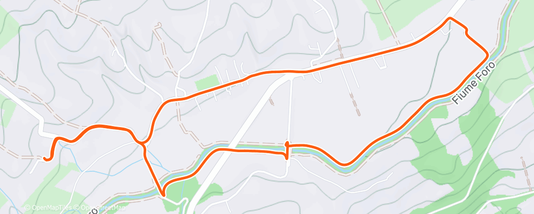 Map of the activity, Lunch Walk