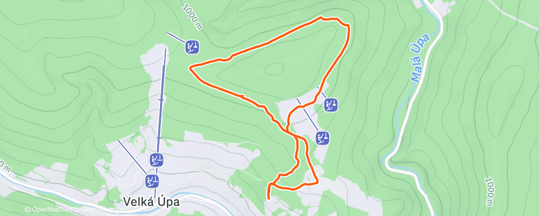 Map of the activity, Čtyrja plus pes