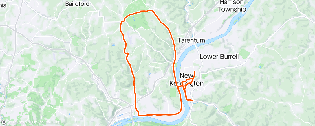 Map of the activity, Finally some time to ride