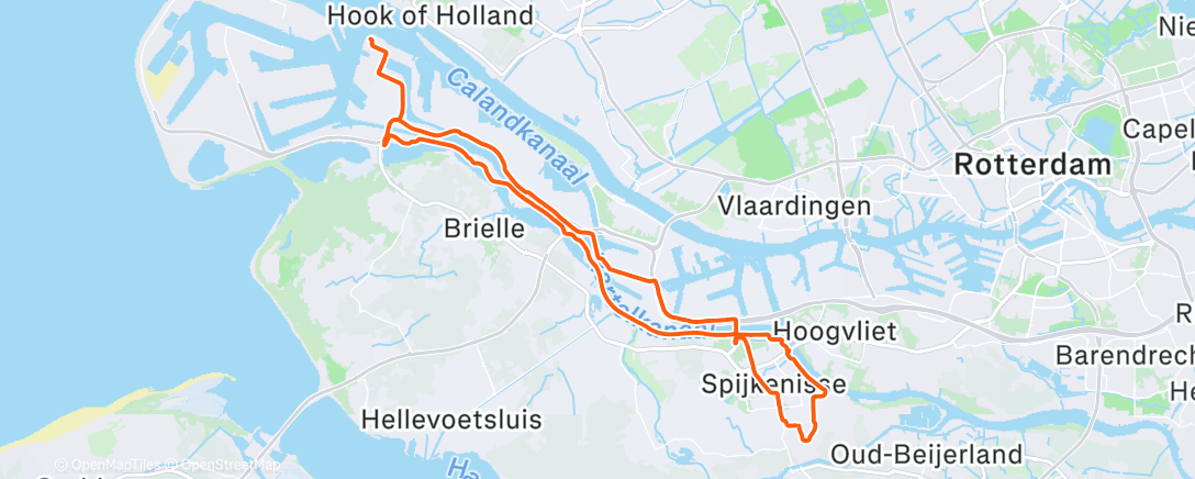 Map of the activity, Morning Ride