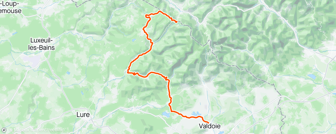 Map of the activity, Vosges 4/4