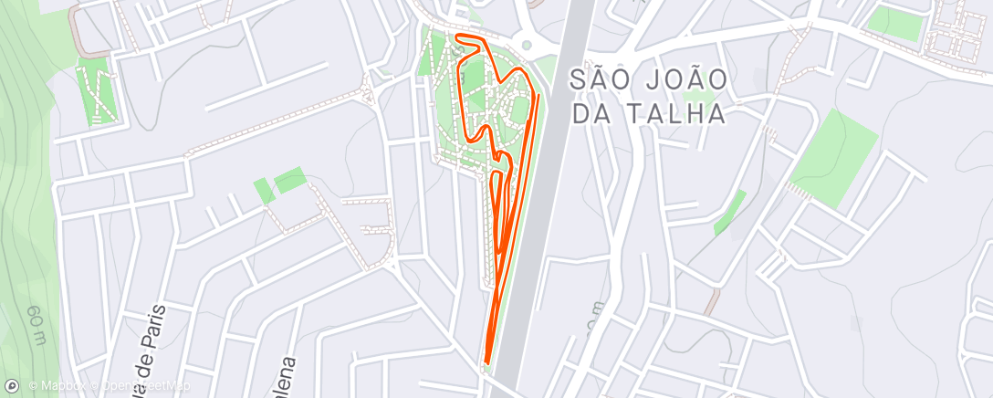 Map of the activity, Corta Mato Vale Figueira