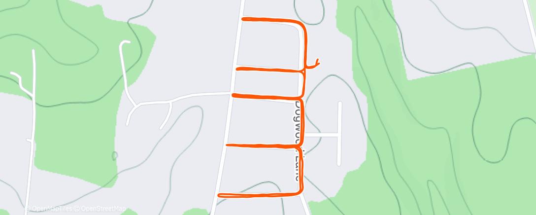 Map of the activity, Walk