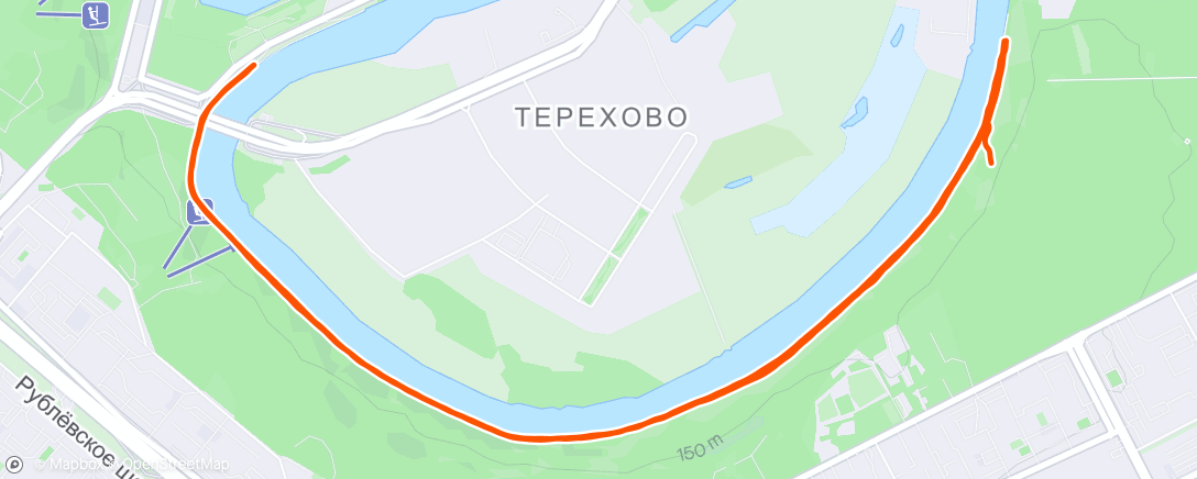 活动地图，Полуденный забег