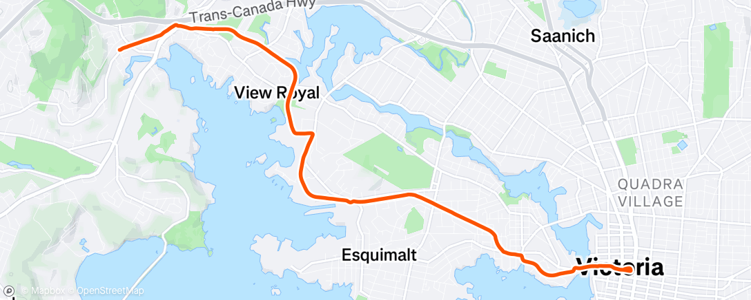Map of the activity, Afternoon E-Bike Ride