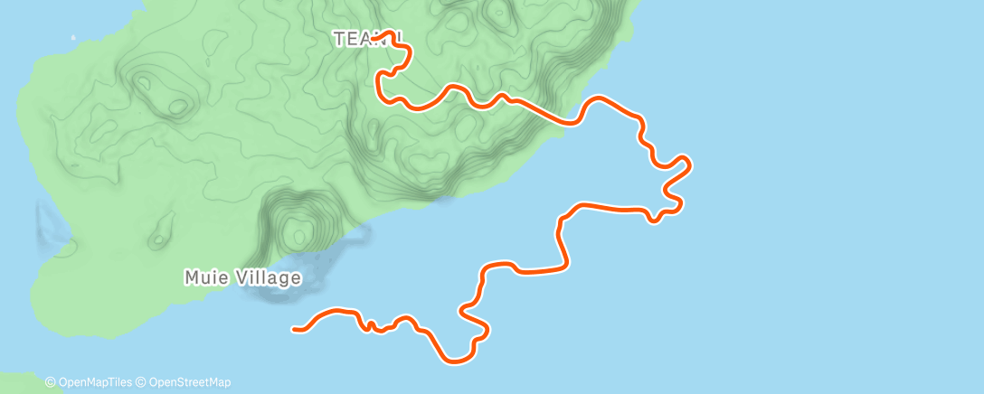 Map of the activity, Zwift - Group Ride: Rapha Festive 500 with Maria @ 2.2 W/KG on Triple Flat Loops in Watopia