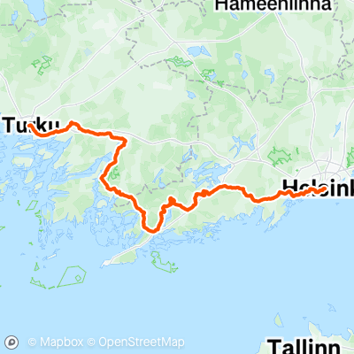 Helsinki - Turku Kuninkaantie  km Cycling Route on Strava