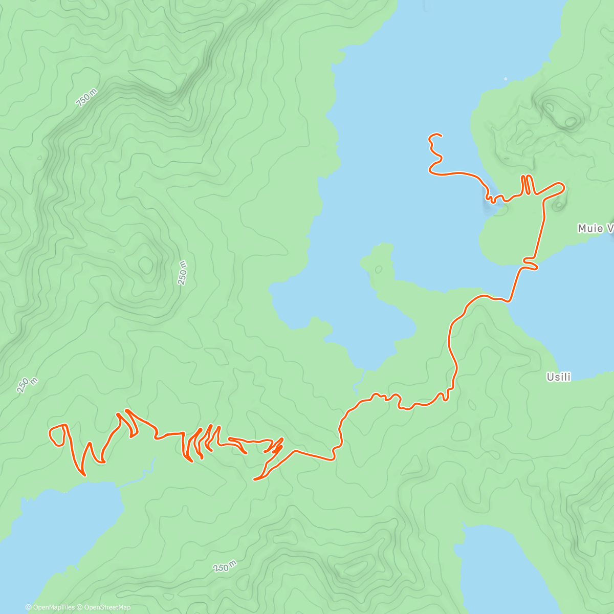 Map of the activity, Zwift - Tour of Fire and Ice in Watopia