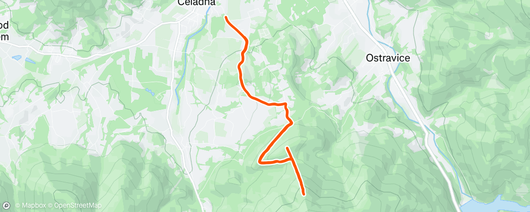 Карта физической активности (Morning Trail Run)