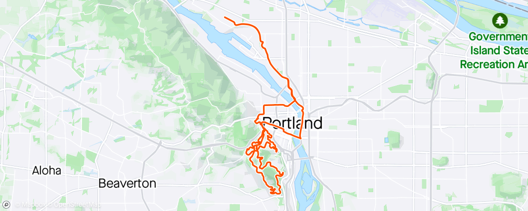 Map of the activity, Rattle Can Ride
