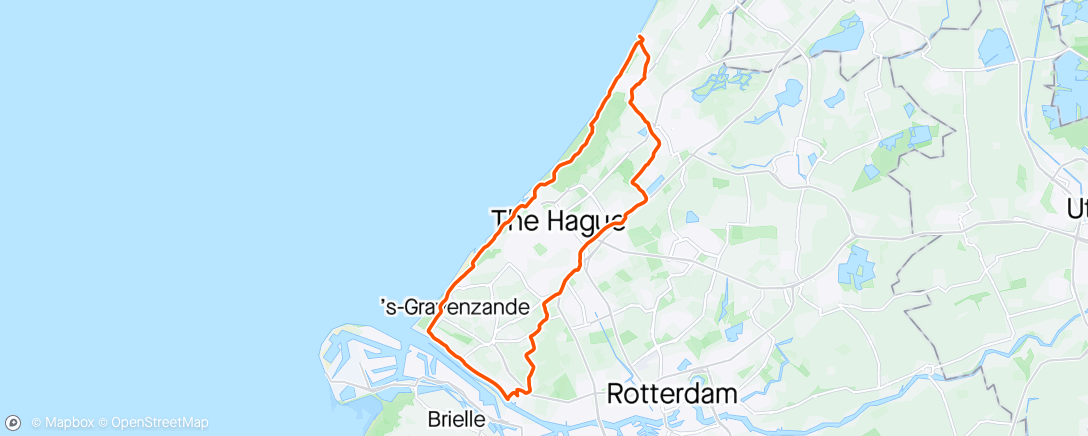 Mapa de la actividad, Koningsrit Noordwijk