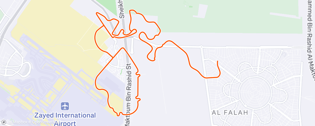 Map of the activity, MyWhoosh - Yas Marina Circuit