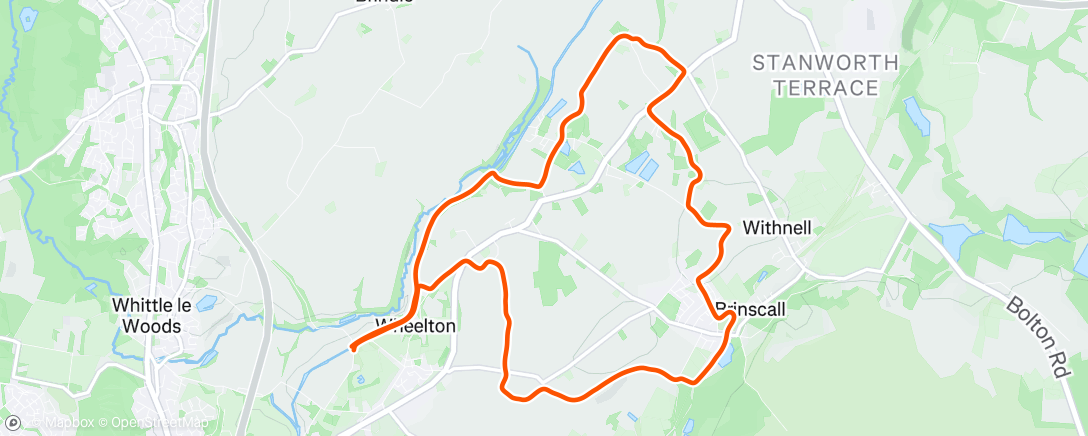 Map of the activity, TRN walk
