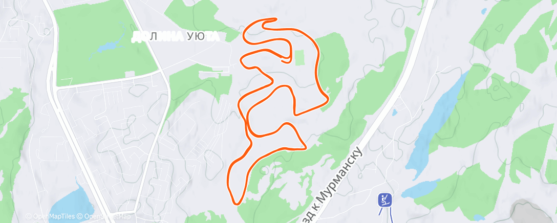 Map of the activity, Чемпионат области classic