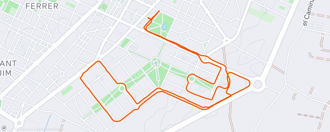 Map of the activity, Lento notturno