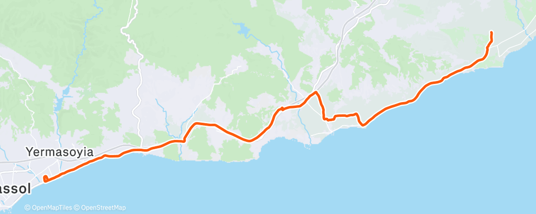 Map of the activity, A bit chilly