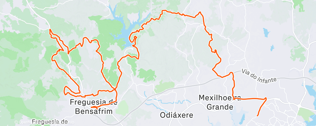 Map of the activity, Enduro Ride