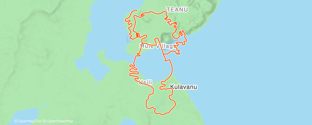 Map of the activity, Zwift - 4X10-13 over/under on Climber's Gambit in Watopia
