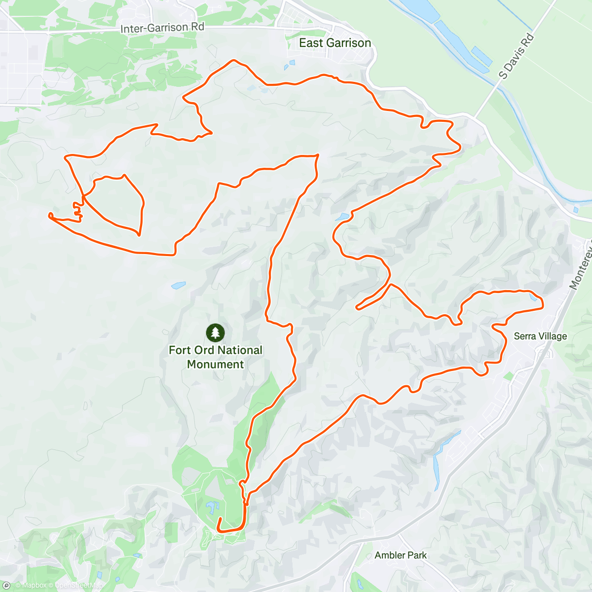 Map of the activity, Sea otter Gravel 🥇
