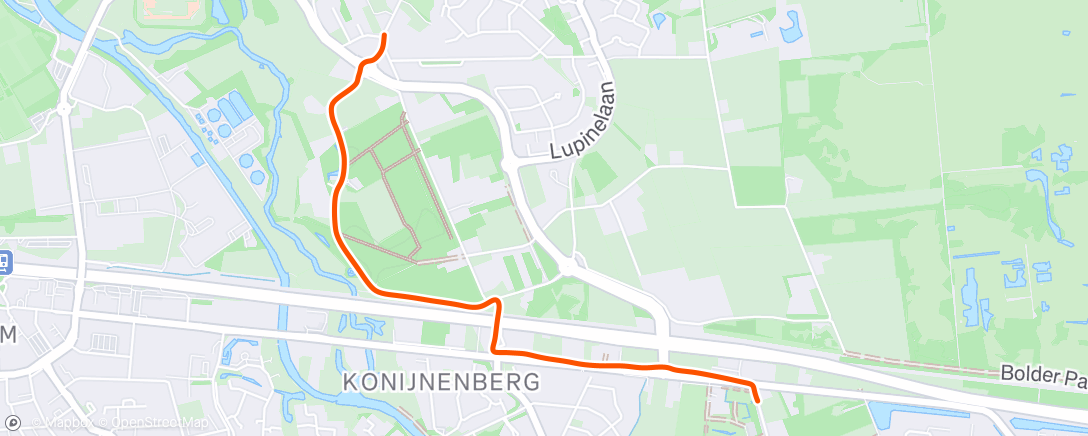 Map of the activity, Ride 2023-09-21 eBike Connect